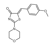 (5Z)-5-(4-methoxybenzylidene)-2-(morpholin-4-yl)-1,3-thiazol-4(5H)-one picture