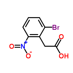 2-(2-Bromo-6-nitrophenyl)acetic Acid Structure