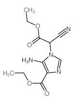 1H-Imidazole-1-aceticacid, 5-amino-a-cyano-4-(ethoxycarbonyl)-, ethyl ester picture