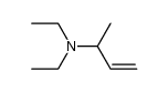 diethyl-(1-methyl-allyl)-amine Structure