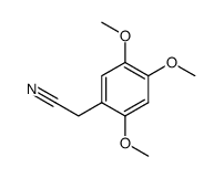 2,4,5-trimethoxybenzeneacetonitrile Structure