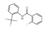 2-chloro-N-[2-(trifluoromethyl)phenyl]benzamide Structure