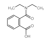 2-(diethylcarbamoyl)benzoic acid Structure