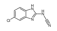 2-cyanoamino-5-chlorobenzimidazole Structure