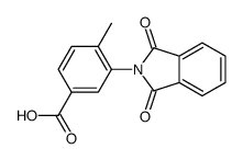 3-(1,3-dioxoisoindol-2-yl)-4-methylbenzoic acid Structure