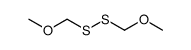 bis-methoxymethyl-disulfane结构式