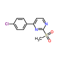 4-(4-氯苯基)-2-甲砜基嘧啶图片