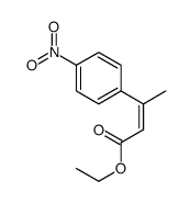 ethyl 3-(4-nitrophenyl)but-2-enoate Structure