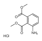 3-氨基-邻苯二甲酸二甲酯(HCL)结构式