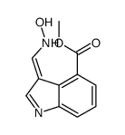 methyl 3-[(hydroxyamino)methylidene]indole-4-carboxylate Structure