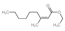 2-Nonenoic acid,3-methyl-, ethyl ester Structure