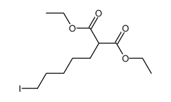 diethyl 5-iodopentylmalonate Structure