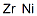 Nickel-zirconium Structure