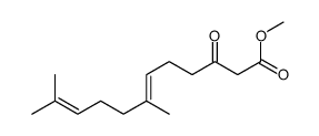 methyl 7,11-dimethyl-3-oxododeca-6,10-dienoate Structure