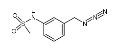 N-[3-(azidomethyl)phenyl]methanesulfonamide结构式