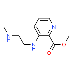 2-Pyridinecarboxylicacid,3-[[2-(methylamino)ethyl]amino]-,methylester(9CI) Structure