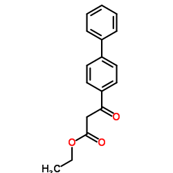 ethyl 3-(4-biphenyl)-3-oxopropanoate Structure