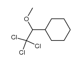 1,1,1-Trichlor-2-methoxy-2-cyclohexylethan结构式