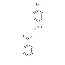 3-(4-bromoanilino)-1-(4-methylphenyl)-1-propanone picture