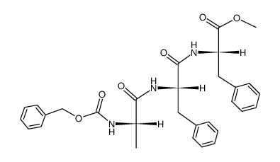 Cbz-Ala-Phe-Phe-OMe结构式