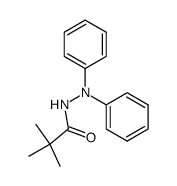 2,2-Dimethyl-propionic acid N',N'-diphenyl-hydrazide Structure