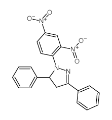 1H-Pyrazole,1-(2,4-dinitrophenyl)-4,5-dihydro-3,5-diphenyl- picture