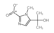 2-Nitro-.alpha.,.alpha.,1-trimethylimidazole-5-methanol structure