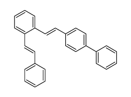 1-phenyl-4-[2-[2-(2-phenylethenyl)phenyl]ethenyl]benzene Structure