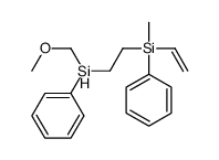 ethenyl-[2-[methoxymethyl(phenyl)silyl]ethyl]-methyl-phenylsilane Structure