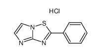 2-phenyl-1,2,4-thiadiazolo-[2,3-a]-imidazole hydrochloride Structure