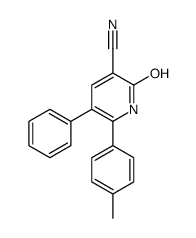 6-(4-methylphenyl)-2-oxo-5-phenyl-1H-pyridine-3-carbonitrile Structure