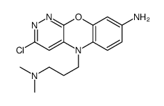 3-chloro-5-[3-(dimethylamino)propyl]pyridazino[3,4-b][1,4]benzoxazin-8-amine Structure