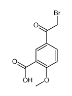 5-(2-bromoacetyl)-2-methoxybenzoic acid结构式