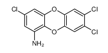 1-amino-3,7,8-trichlorodibenzo-4-dioxin structure