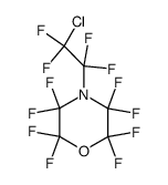 4-(2-chloro-1,1,2,2-tetrafluoro-ethyl)-2,2,3,3,5,5,6,6-octafluoro-morpholine结构式