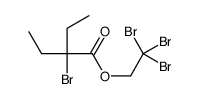 2-Bromo-2-ethylbutyric acid 2,2,2-tribromoethyl ester Structure