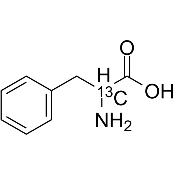 DL-3-Phenylalanine-13C-1 structure