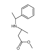 Methyl (3S)-3-{[(1R)-1-phenylethyl]amino}butanoate Structure