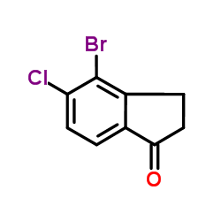 4-Bromo-5-chloro-2,3-dihydro-1H-inden-1-one picture