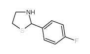 2-(4-氟苯基)-1,3-噻唑烷结构式