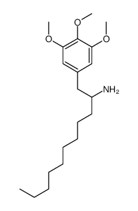 3,4,5-Trimethoxy-α-nonylbenzeneethanamine结构式