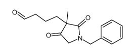 4-(1-benzyl-3-methyl-2,4-dioxopyrrolidin-3-yl)butanal结构式