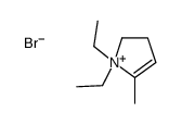 1,1-diethyl-5-methyl-2,3-dihydropyrrol-1-ium,bromide Structure