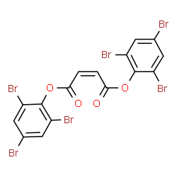 bis(2,4,6-tribromophenyl) maleate Structure