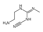 1-(2-aminoethyl)-3-cyano-2-methylguanidine Structure