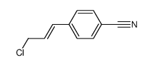 (E)-4-(3-chloroprop-1-en-1-yl)benzonitrile结构式