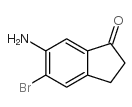 6-Amino-5-bromo-2,3-dihydro-1H-inden-1-one Structure