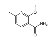 2-Methoxy-6-methylpyridine-3-carboxamide结构式