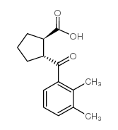 TRANS-2-(2,3-DIMETHYLBENZOYL)CYCLOPENTANE-1-CARBOXYLIC ACID结构式