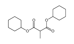 dicyclohexyl 2-methylpropanedioate Structure